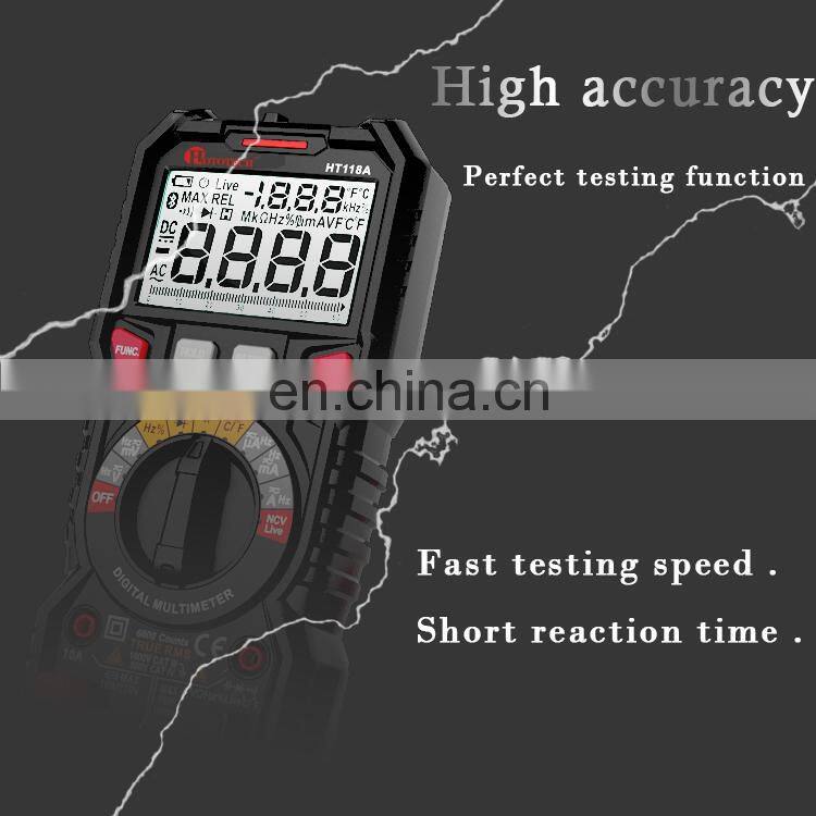 HT-118A 6000 Counts Digital Multimeter T-RMS/Autorange Multimeter smart chip Multimeter Digital
