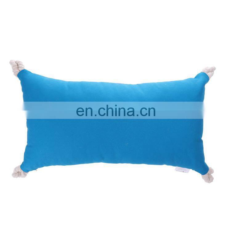 Recyclable Newest Design Tropical Blue Tiger Pattern Digital Printing Decor Outdoor Pillow Cushion Waterproof Chair Cushion