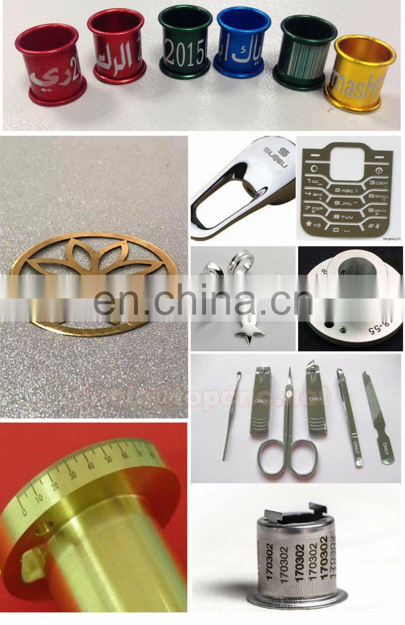 Factory supply Most popular pigeon ring laser making machine stainless steel printing machine