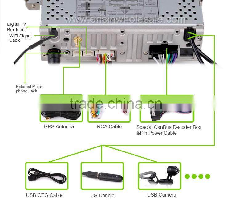 Erisin ES2046B 7" Android 4.4.4 Touch Screen E46 M3 Car DVD Player