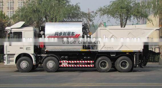 6cbm Chip spreader sealer. bitumen distributor truck