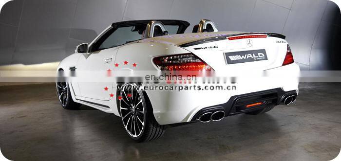 SLK class R172 slk200 slk300 body kit for R172 SLK200 SLK250 SLK300 to WD style with bumpers and exhaust tips
