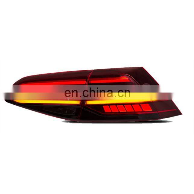 Led Rear Light For VW Golf 7 7.5 Led Taillight Dark Red