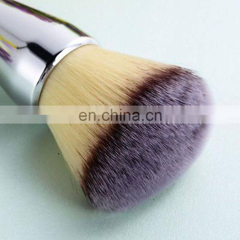 Very Big Beauty Powder Brush Blush Foundation Round Make Up Tool Large Cosmetics Aluminum Brushes Soft Face Makeup Free Shipping