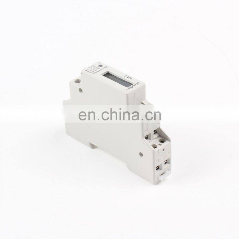 DDS238-1 Single Phase Din Rail Digital Electric Energy KWH Meter LCD 220V 50HZ Single Phase Pole Din Rail KWH Watt Hour meter