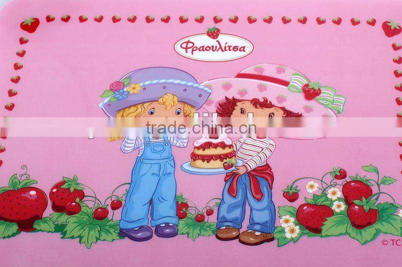 Cartoon plastic placemat