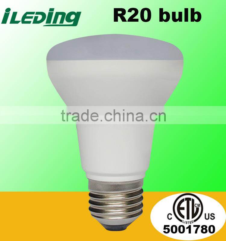 Best selling UL Listed Dimmable 7W R20 LED Flood Light Bulb