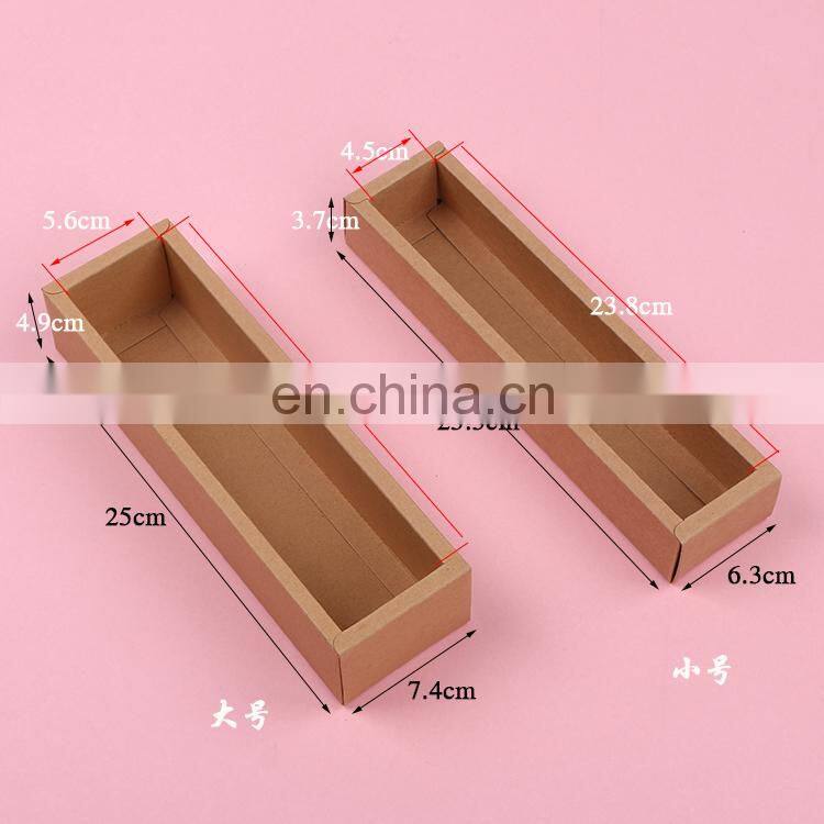 Drawer Kraft Paper Cookie Box Macaron Dessert Packaging Candy Snacks Eco-friendly Packing Boxes for Cake