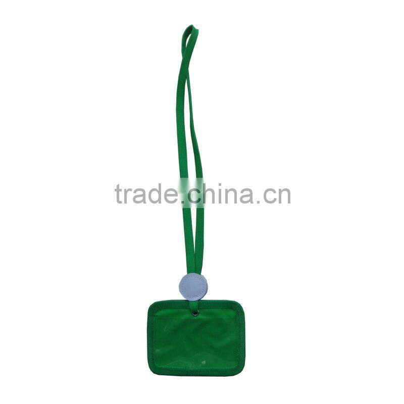 Plastic hanging card holder swing tag hang-tag plastic travel name tag for kids