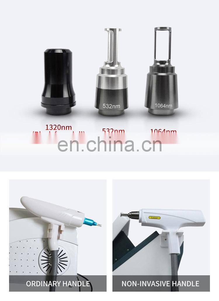 Q Switch ND Yag Laser Machine Non Invasive Tattoo Removal Laser Machine Freckle Eyebrow Pigment Removal Beauty Instrument