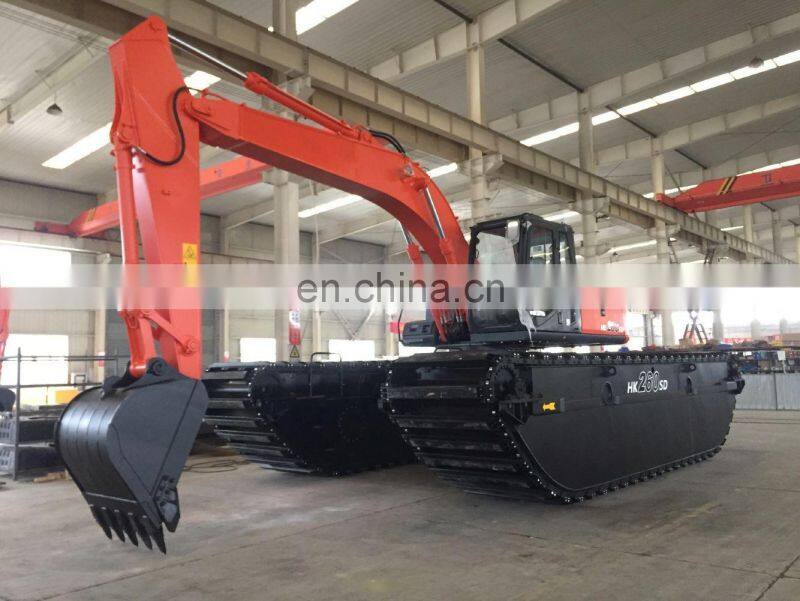 China Amphibious Excavator 20 ton Swamp Excavator HK260SD for Sale