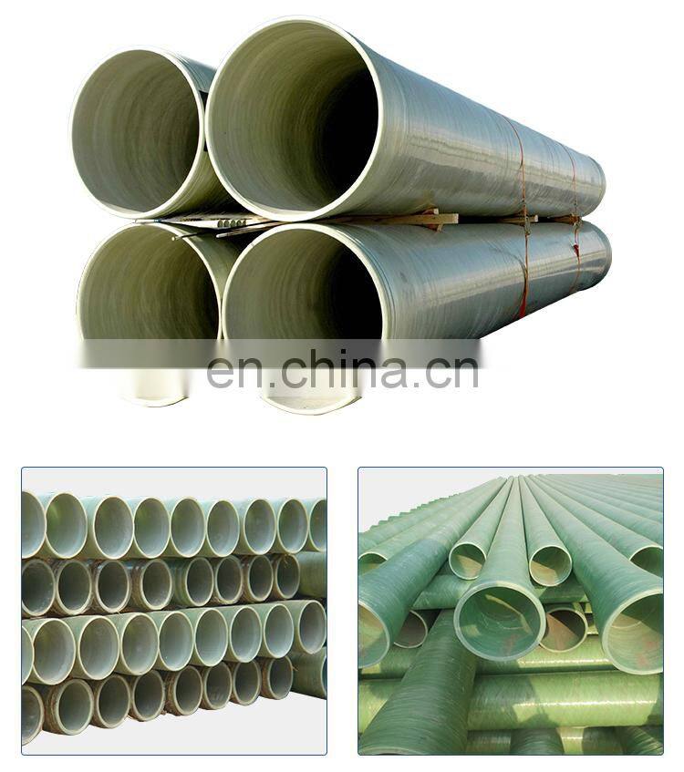 High strength fiberglass reinforced plastic FRP GRP pipe price
