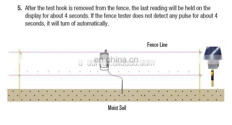 All-sun EM555 Fence tester Electric fence voltage tester 0.03W fence controllers measurement 300V to 9900V pulse voltage