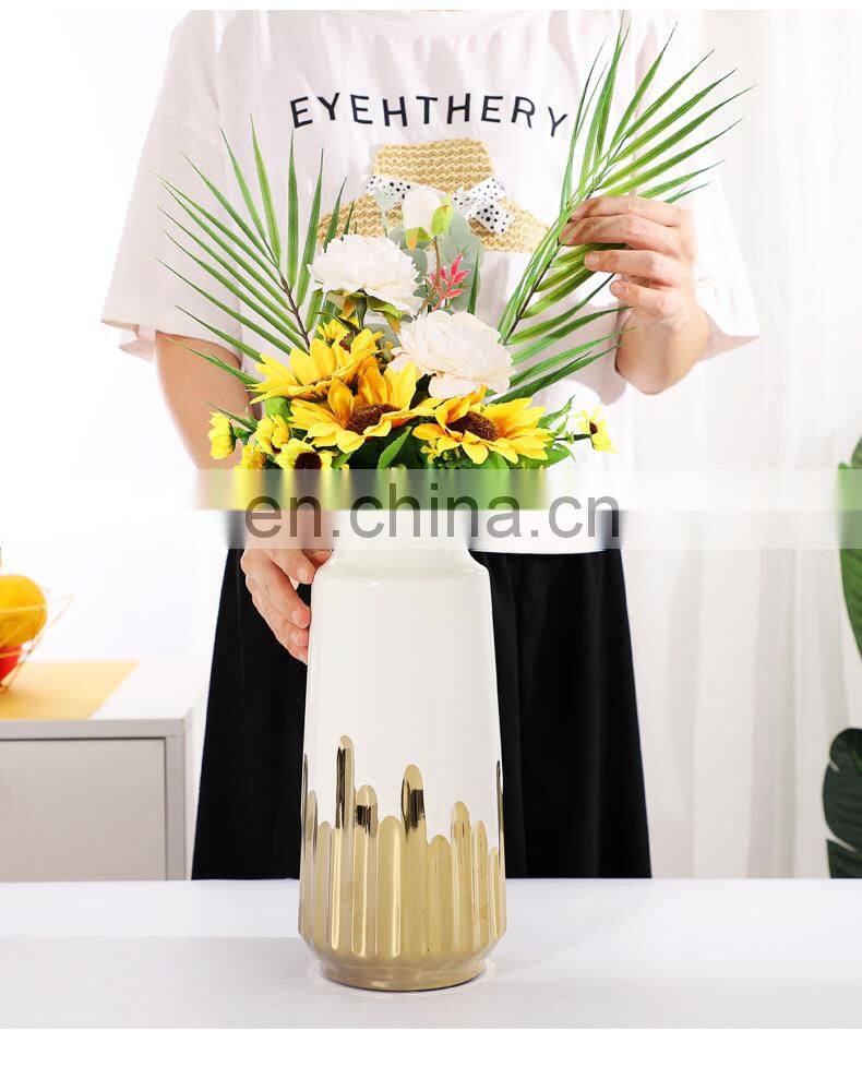 Home Accessories Vase Decoration Decor Modern Chinaceramicvase 2021 Luxury De Luxe Flower Vases For Weddings Centerpiece