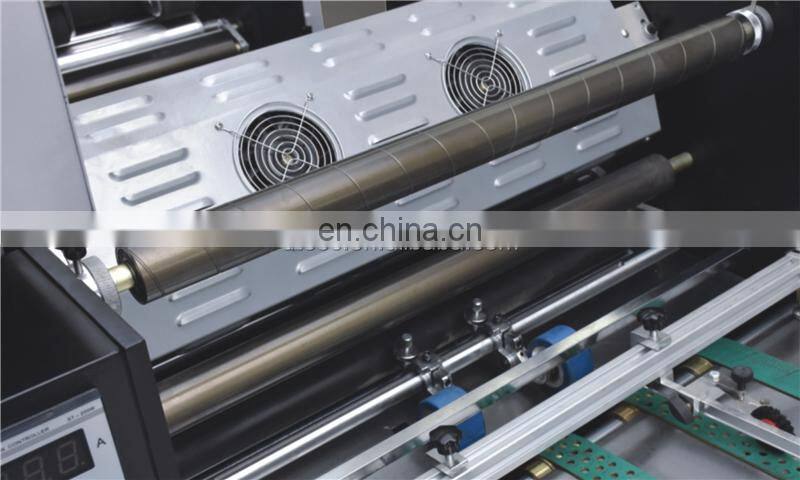 SAFM800 High Speed Fully Electromagnetic Heat Glueless Automatic Laminating Machine, Hot Thermal gluless Double Face Laminator