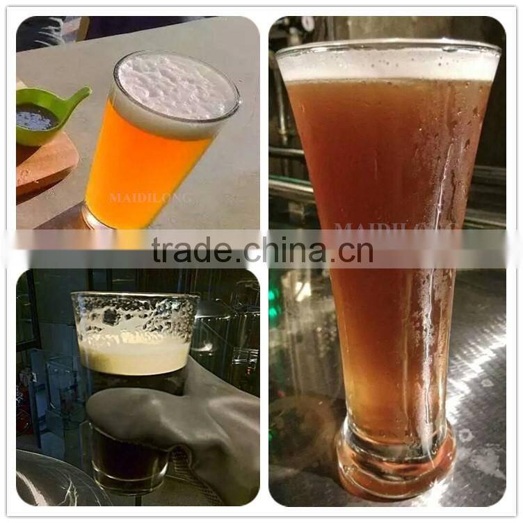 Mini stainless steel jacket 60 degree conical fermentation tank