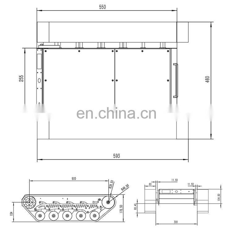 Crawler Chassis Robot Crawler Platform Mini Tracked Robot Chassis