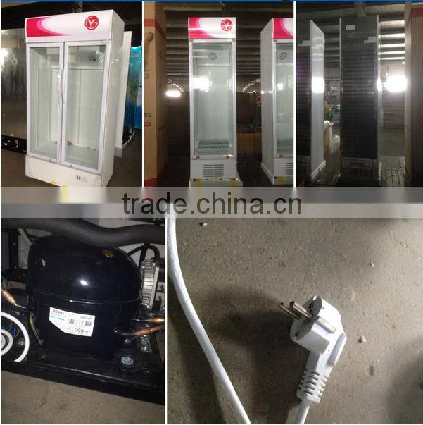 Glass door supermarket refrigerator,display showcase