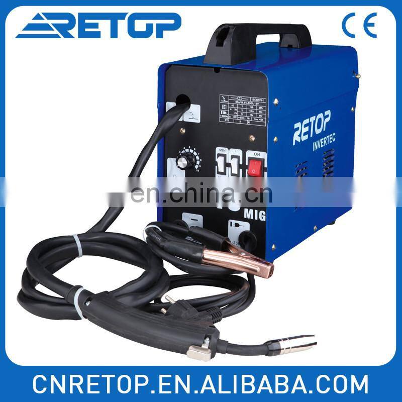 MIG-110AC Electric Co2 Welding Machine Price Maquina Soldadura Mig De Soldar Power Supplies Metal and Plastic Negotiable 15.7KG