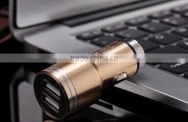 Hottest sale stainless steel Safety Hammer dual usb car charger