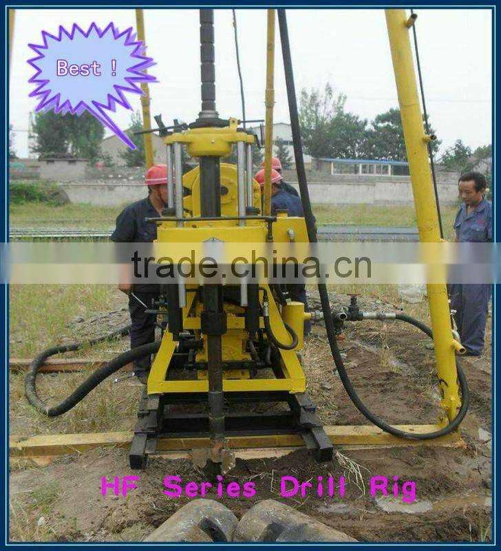 Best selling in Africa! Trailer with wheels! HF200 Portable Water Well Drill Rig