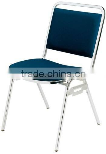 Square Back banquet chair with Chrome Finish