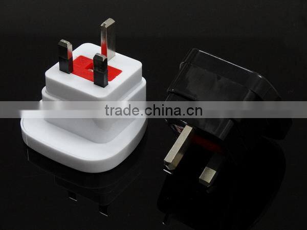 SAA Approved Best Price Big South Africa to UK travel adapter/Type G to Type M adapter plug/SAA travel adapter