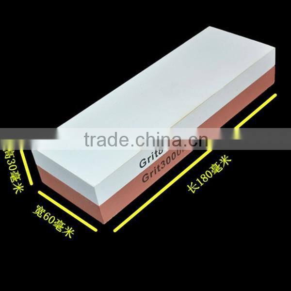 3000/8000 Grit Combination Whetstone Two-Sided Knife Sharpener 7-Inch Sharpening Stone Plastic Stand Included