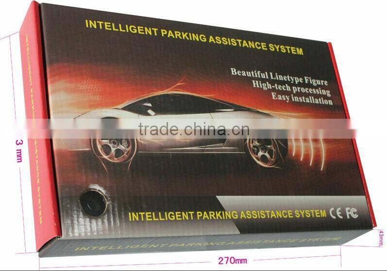 4 sensors car parking sensor system led display parking sensor