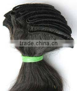17" 44cm hand tied remy human hair weft
