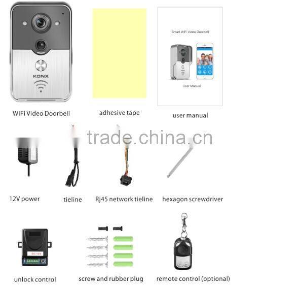 New design tcp ip video door phone with CE certificate