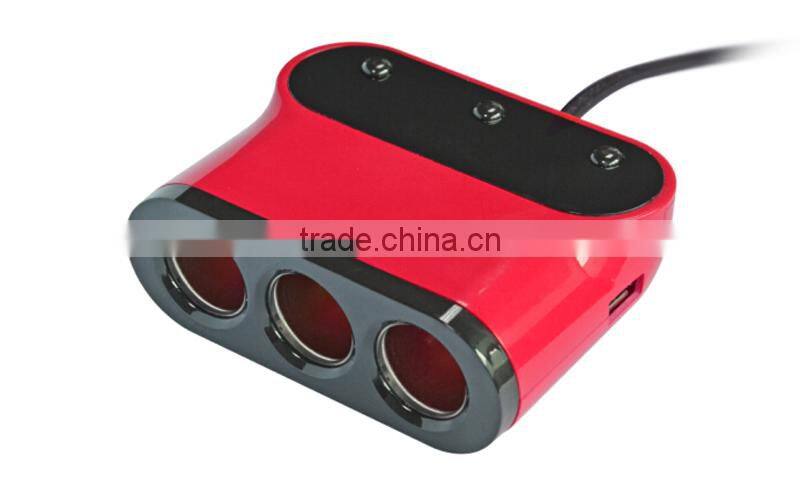 Car Cigar socket-Display voltage and current, charger cc12, car battery charger price
