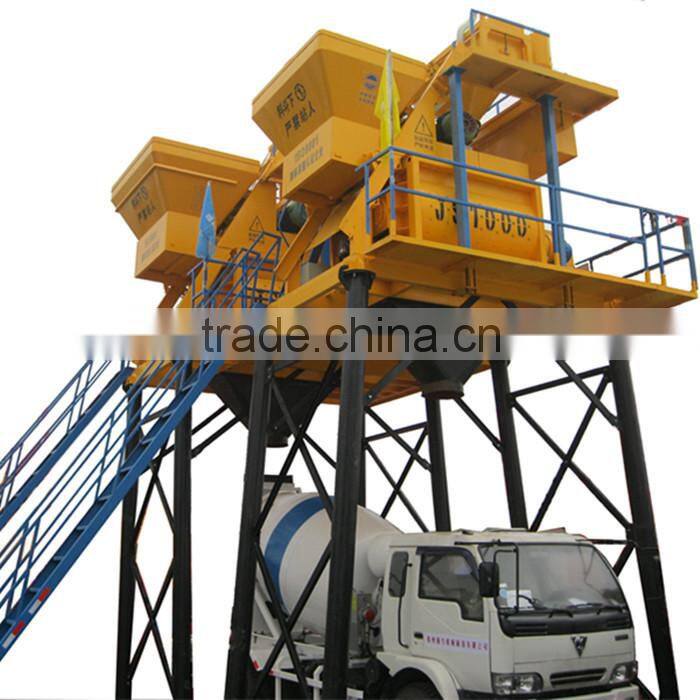 Automatic Compulsory Double Shaft Concrete Mixer China for sale