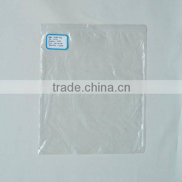PE plastic zipper bag with printing