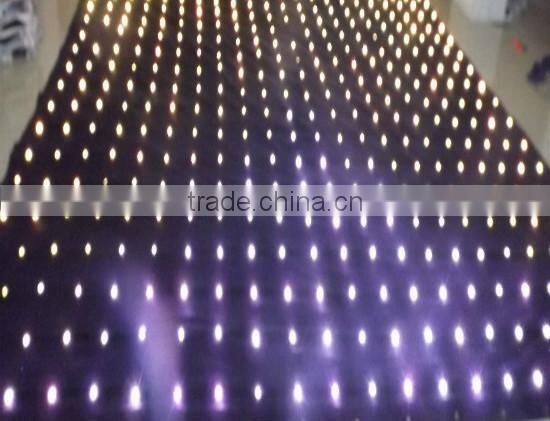 Background Led curtain Velvet cloth RGB full color Video curtain Stage Wedding Bar led screen