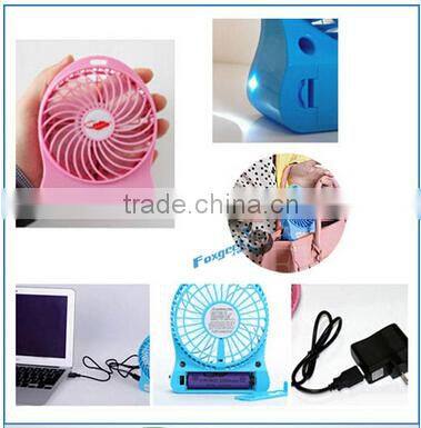 2015 new mini usb fan , rechargeable battery mini fan ,usb portable cooling fan hot selling in alibaba express/mini electric fan