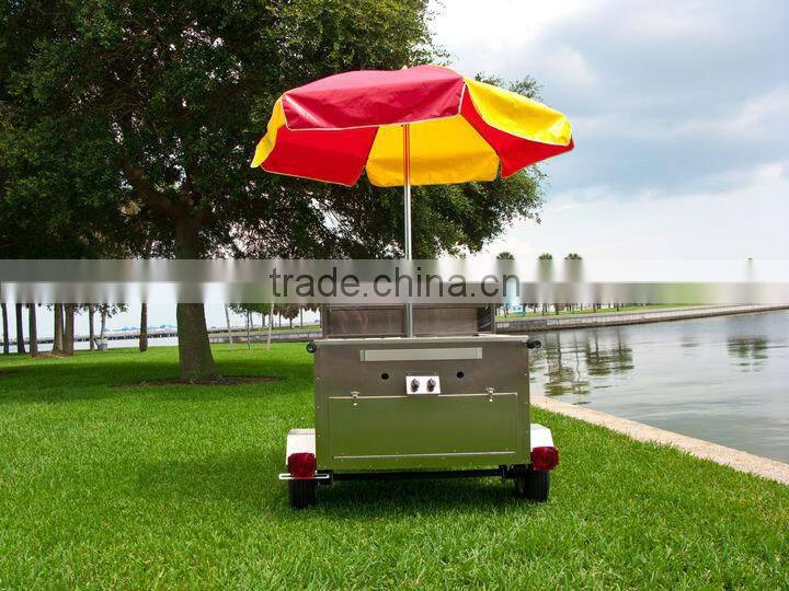 Most popular used mobile hot dog kiosk cart best China hot dog vending trailer