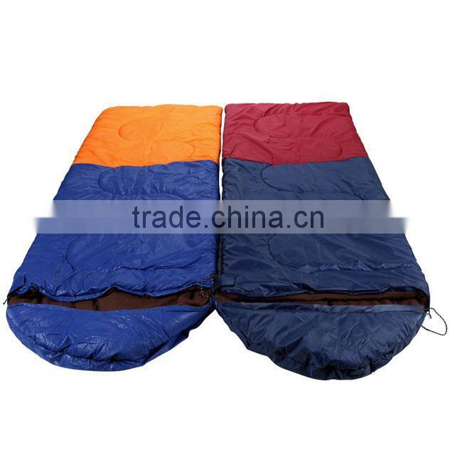 Audult soft fabric waterproof camping sleeping bag
