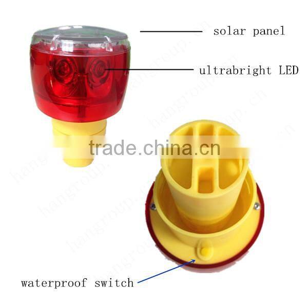 Solar Power Led Warning Light ( Used in Ships,Boats,Yacht,Buoys,Mining Truck Roads,Airport etc )
