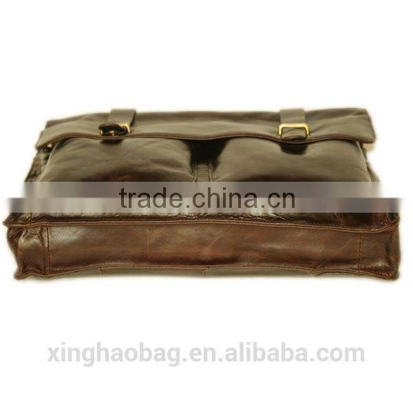 2014 men leather briefcase business portfolio briefcase