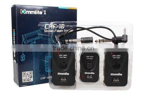 Commlite Wireless Remote Control Flash Trigger Kit For Speedlite / Studio Light