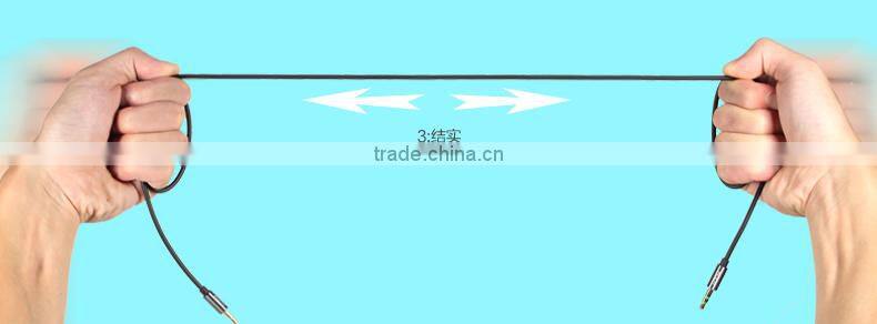 RAU0509 cable audio 3.5mm to 3.5 mm male to male extension cable aux cable for Mobile phone/car/headphone/PM4/PM3 MT-4298