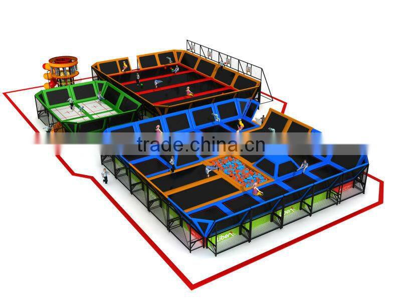 5 Years Warranty High Quality Factory Price Kids Indoor Trampoline Bed for Amusement Park