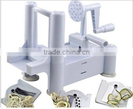 2016 Arrival Stainless Steel Spiral Cutter Mini Vegetable Fruit Spiral Slicer