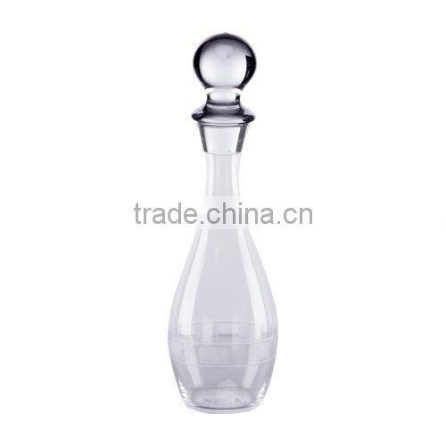 Arabic Style Silver Glass Wine Decanter