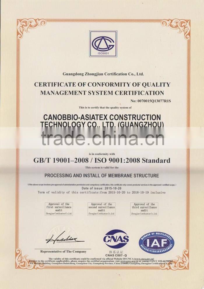 tension fabric architecture and PTFE textile architecture for Peculiar Modeling Ceiling