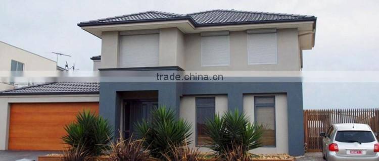 Aluminum motorized unique window shutters