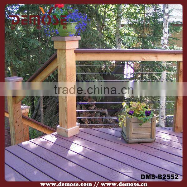 outdoor safe stainless steel balustrades/safety netting for railings