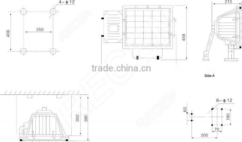 MH/HPS 250w 400w high brightness explosion proof lighting, explosion proof flood light, explosion proof spot light