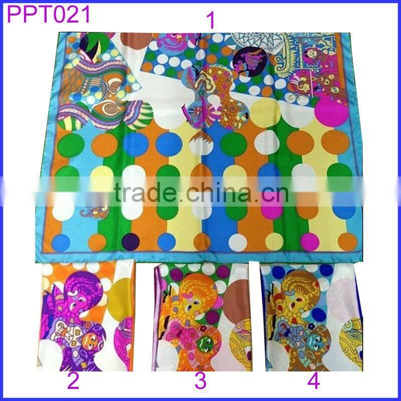 New designer brand twill silk scarf
